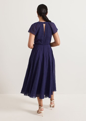 Phase Eight Petite Gwen Dress Navy Canada | VBRELN-742